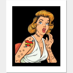 WEEN Tattoo Lady Posters and Art